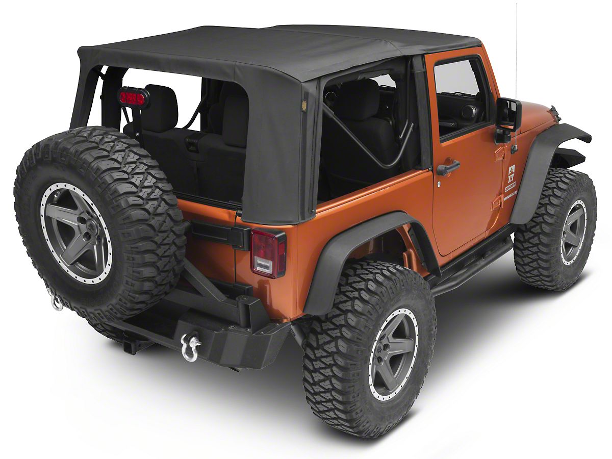 Smittybilt OEM Replacement Top with Tinted Windows; Black Diamond (10-18  Jeep Wrangler JK 2-Door)