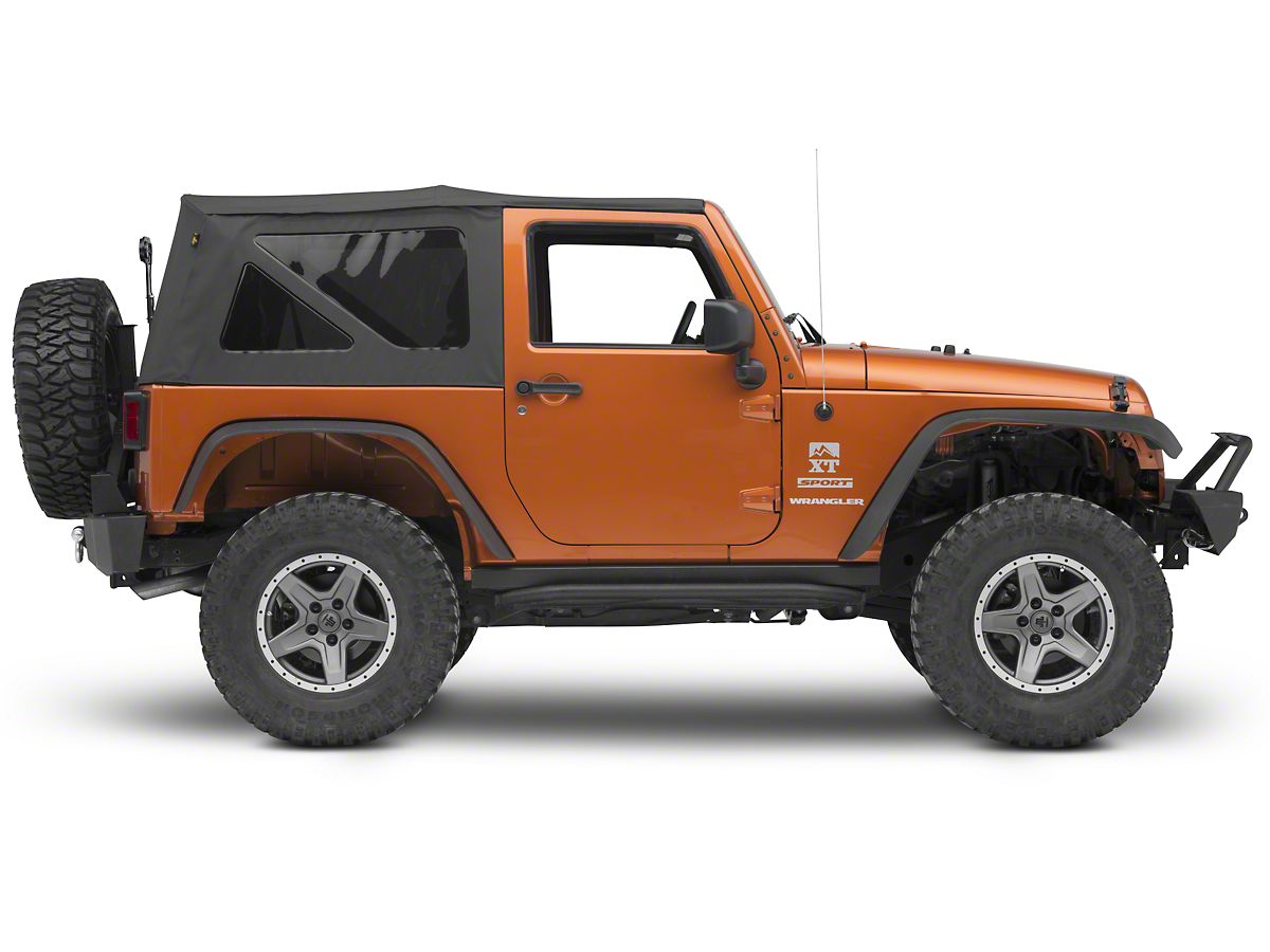 Smittybilt OEM Replacement Top with Tinted Windows; Black Diamond (10-18  Jeep Wrangler JK 2-Door)