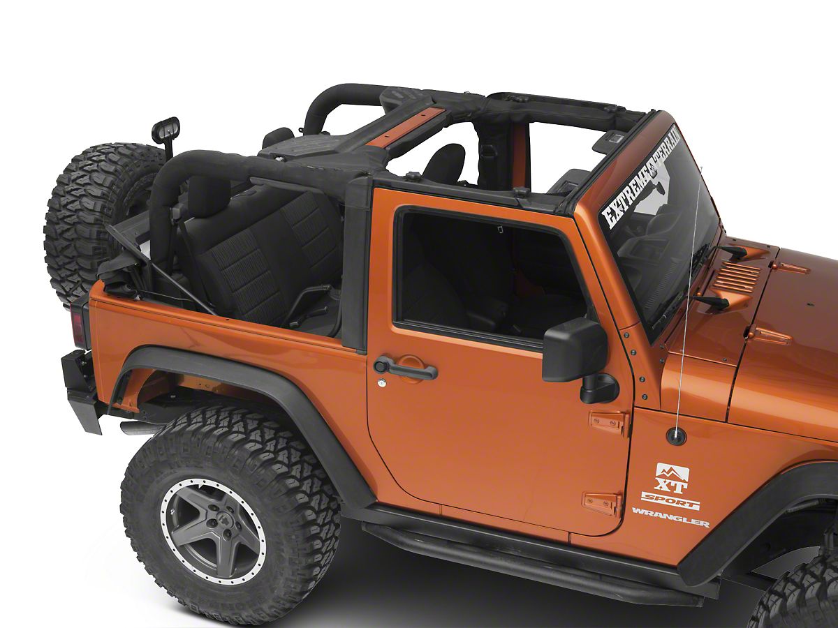 Smittybilt OEM Replacement Top with Tinted Windows; Black Diamond (10-18  Jeep Wrangler JK 2-Door)