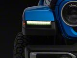 RedRock Fender Turn Signal Light Covers; Smoked (18-26 Jeep Wrangler JL w/ LED Fender Lights)