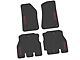 FLEXTREAD Factory Floorpan Fit Tire Tread/Scorched Earth Scene Front and Rear Floor Mats with Red Wrangler Insert; Black (18-24 Jeep Wrangler JL 4-Door, Excluding 4xe)