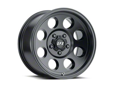 G-FX TR-16 Matte Black Wheel; 16x8.5 (07-18 Jeep Wrangler JK)