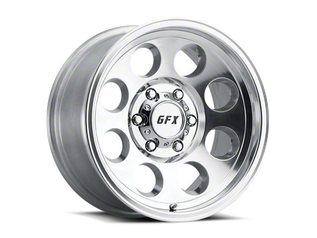 G-FX TR-16 Polished Wheel; 16x8.5 (07-18 Jeep Wrangler JK)