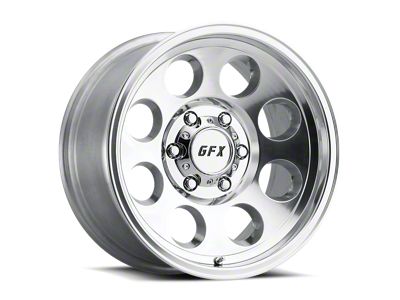 G-FX TR-16 Polished Wheel; 17x9 (07-18 Jeep Wrangler JK)