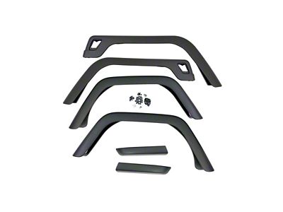 Front and Rear Fender Flare Kit; Driver and Passenger Side (97-06 Jeep Wrangler TJ)