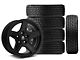 17x9 Mammoth Boulder Wheel & 33in Milestar All-Terrain Patagonia AT/R Tire Package; Set of 5 (18-24 Jeep Wrangler JL)