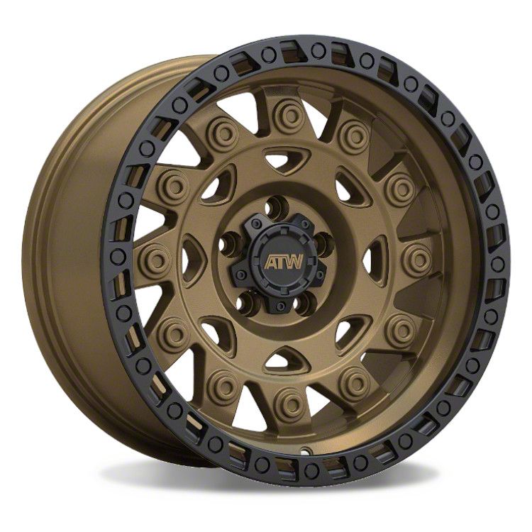 ATW OffRoad Wheels Jeep Wrangler Congo Satin Sand Bronze with Black