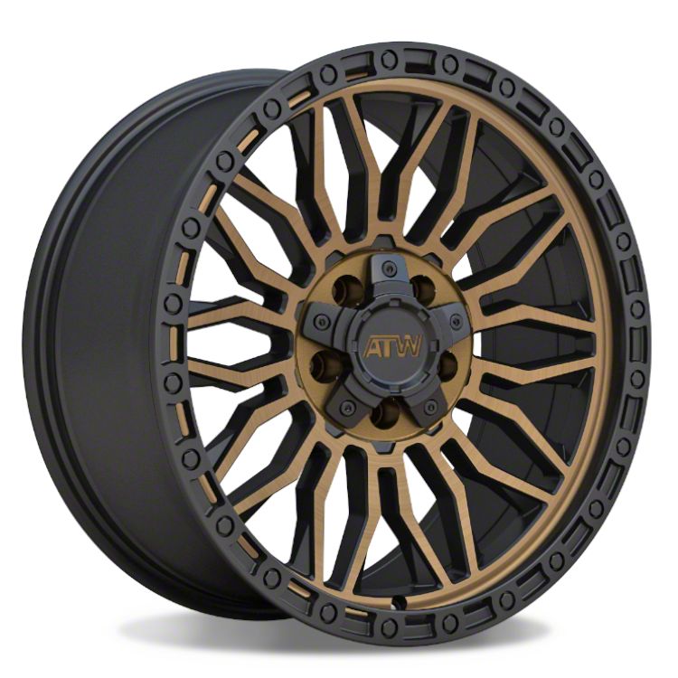 ATW OffRoad Wheels Jeep Gladiator Nile Satin Black with Machined