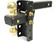 MotoFab 2-Inch Receiver Hitch Adjustable Ball Mount with 2 and 2-5/16-Inch Balls; 4-Inch Drop/Raise (Universal; Some Adaptation May Be Required)