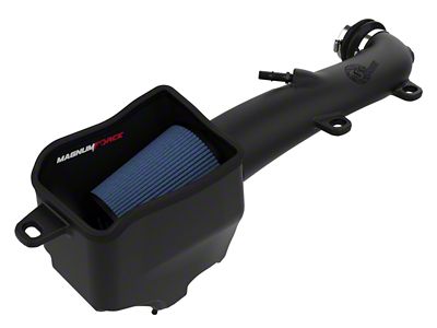 AFE Magnum FORCE Stage-2 Cold Air Intake with Pro 5R Oiled Filter; Black (20-24 3.6L Jeep Gladiator JT)