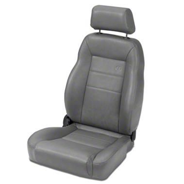 Bestop Jeep Wrangler Trailmax II Pro Seat , Gray Vinyl Drivers Side ...