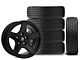 17x9 Mammoth Boulder Wheel & 35in Milestar All-Terrain Patagonia AT/R Tire Package; Set of 5 (18-24 Jeep Wrangler JL)
