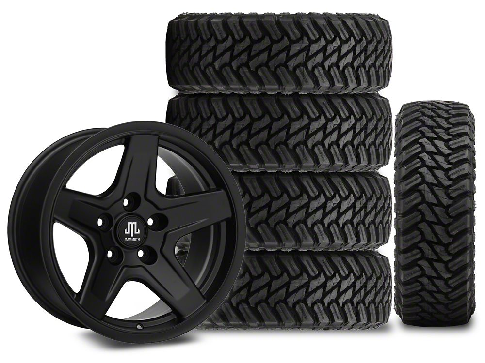 17x9 Mammoth Boulder Wheel & 35in Atturo Mud-Terrain Trail Blade M/T ...