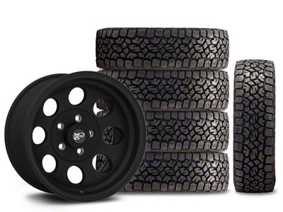 15x10 Pro Comp Wheels 69 Series Wheel - 31in 31x10.50R15 Toyo All-Terrain Open Country A/T III Tire; Wheel & Tire Package; Set of 5 (97-06 Jeep Wrangler TJ)
