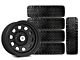 17x9 Mammoth D Window Wheel & 33in BF Goodrich All-Terrain T/A KO Tire Package; Set of 5 (18-24 Jeep Wrangler JL)