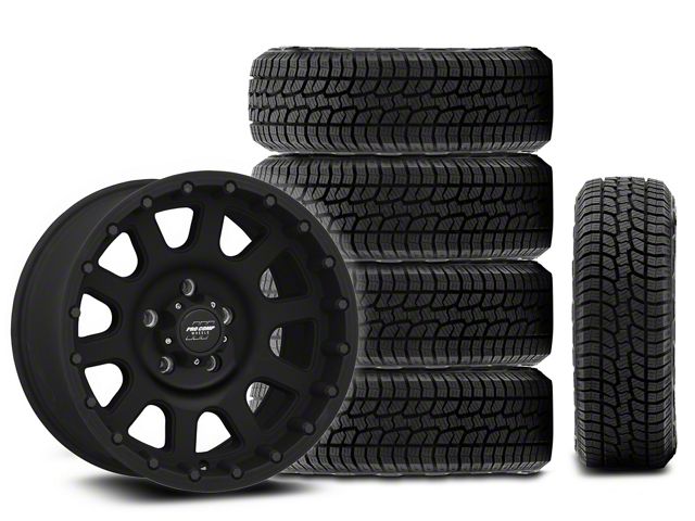 17x9 Pro Comp 32 Series Wheel & 35in West Lake All-Terrain SL369 Tire Package; Set of 5 (07-18 Jeep Wrangler JK)