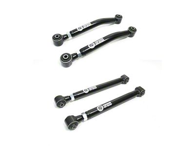 Freedom Offroad Adjustable Rear Upper and Lower Control Arms for 0 to 4.50-Inch Lift (07-18 Jeep Wrangler JK)