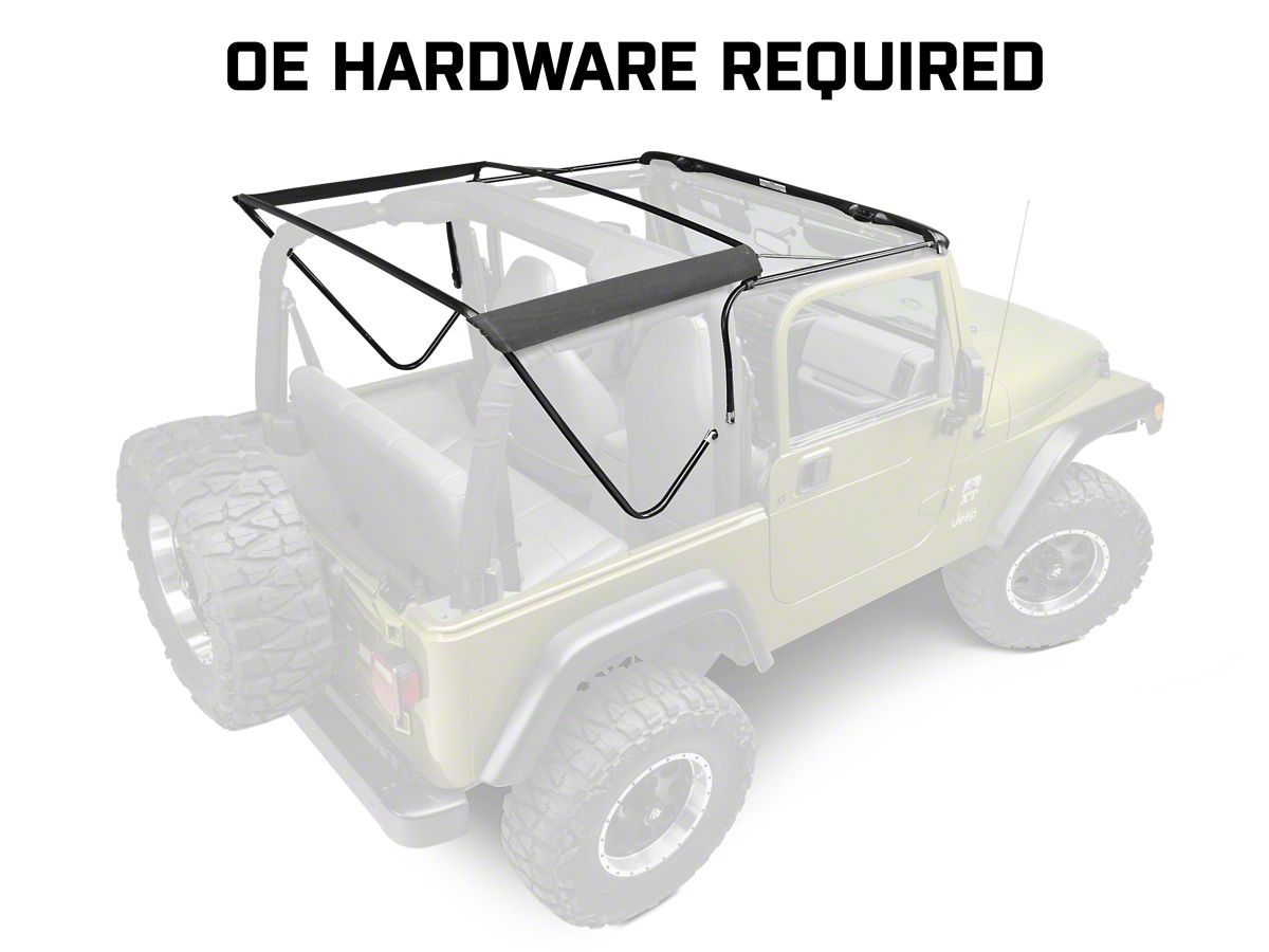 Rugged Ridge Jeep Wrangler Xhd Replacement Soft Top W Clear