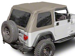 Rugged Ridge Bowless XHD Soft Top with Tinted Windows; Spice (97-06 Jeep Wrangler TJ, Excluding Unlimited)