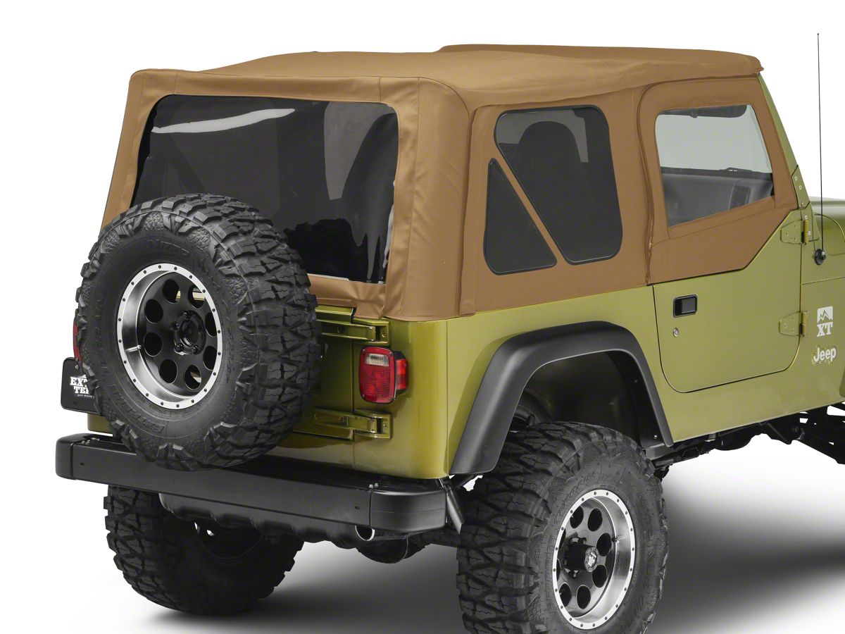 Bestop Jeep Wrangler Replace-A-Top w/ Tinted Windows & Half Doors - Spice  51124-37 (97-02 Jeep Wrangler TJ)