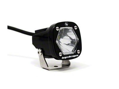 Baja Designs S1 LED Auxiliary Light Pod; Spot Beam; Clear (Universal; Some Adaptation May Be Required)