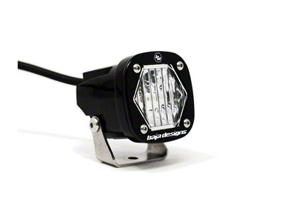 Baja Designs S1 LED Auxiliary Light Pod; Wide Cornering Beam; Clear (Universal; Some Adaptation May Be Required)