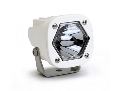 Baja Designs S1 White LED Auxiliary Light Pod; Laser Beam; Clear (Universal; Some Adaptation May Be Required)