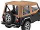 Bestop Sailcloth Replace-A-Top Clear Windows and Steel Half Doors; Spice (97-02 Jeep Wrangler TJ)