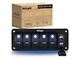 Nilight 5-Gang Rocker Switch Panel with Dual USB Chargers and Voltmeter; Blue LED (Universal; Some Adaptation May Be Required)