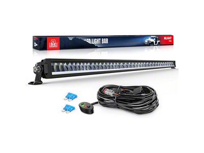 Nilight 50.50-Inch Single Row LED Light Bar with DRL; Anti-Glare Flood/Spot Combo Beam (Universal; Some Adaptation May Be Required)