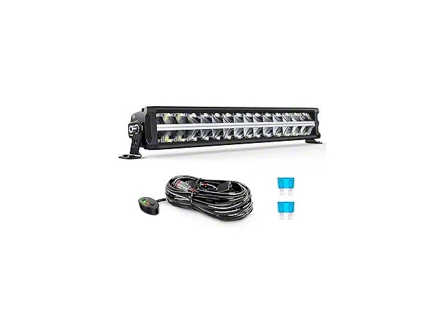Nilight 16-Inch LED Light Bar with DRL; Anti-Glare Flood/Spot Combo Beam (Universal; Some Adaptation May Be Required)