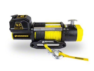 Novawinch PRO 9,500 lb. Winch with Synthetic Rope (Universal; Some Adaptation May Be Required)