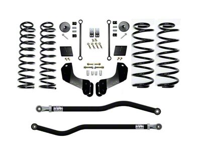 EVO Manufacturing 2.50-Inch Heavy Duty Enforcer OVERLAND Stage 1 PLUS Suspension Lift Kit (18-24 2.0L or 3.6L Jeep Wrangler JL, Excluding 4xe)