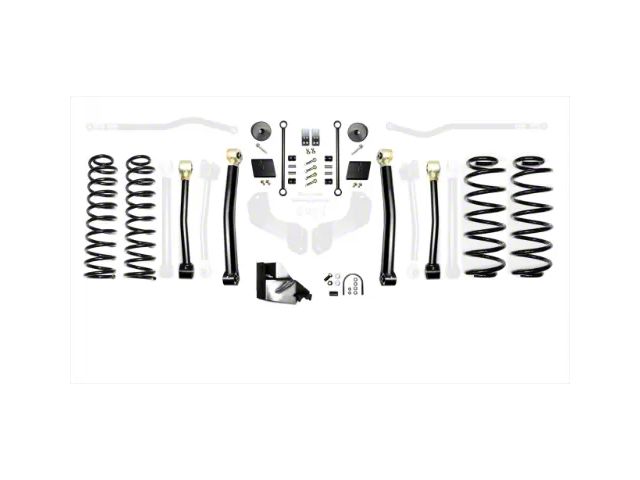 EVO Manufacturing 4.50-Inch Heavy Duty Enforcer Stage 3 Suspension Lift Kit (18-24 2.0L or 3.6L Jeep Wrangler JL, Excluding 4xe)