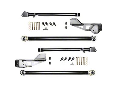 EVO Manufacturing Front High Clearance Long Arm Kit (18-24 Jeep Wrangler JL 4-Door)
