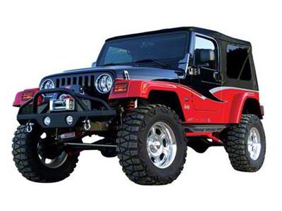 Complete Soft Top with Tinted Windows; Black Diamond (97-06 Jeep Wrangler TJ w/ Full Steel Doors, Excluding Unlimited)