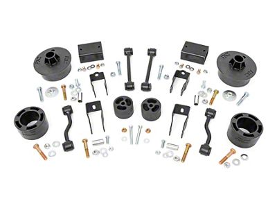 Rough Country 2.50-Inch Suspension Lift Kit with Coil Spring Spacers (2024 Jeep Wrangler JL)