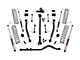 Rough Country 3.50-Inch Suspension Lift Kit with Adjustable Lower Control Arms and Premium N3 Shocks (2024 Jeep Wrangler JL 2-Door Rubicon)