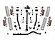 Rough Country 3.50-Inch Suspension Lift Kit with Adjustable Lower Control Arms and Vertex Reservoir Shocks (2024 Jeep Wrangler JL 4-Door Rubicon, Excluding Rubicon 392)