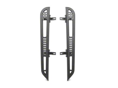 DV8 Offroad OE Plus Series Side Step Bars; Textured Black (07-18 Jeep Wrangler JK 2-Door)