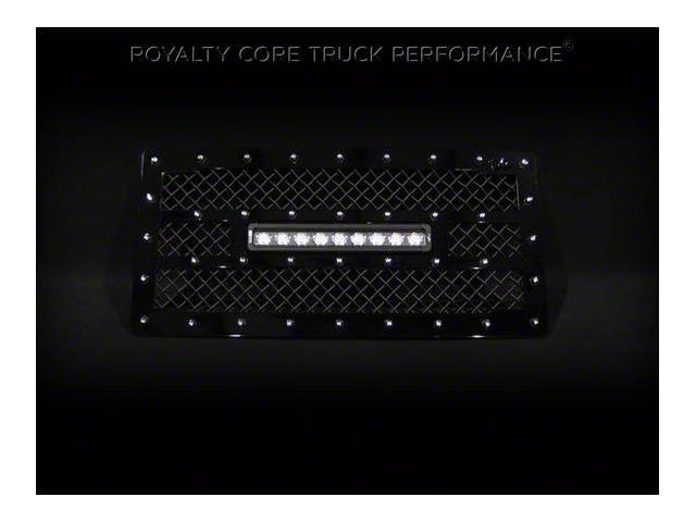 Royalty Core RC1X Incredible Center LED Grille Insert; Gloss Black (07-18 Jeep Wrangler JK)