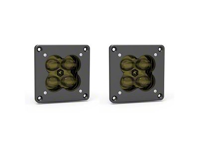 Vivid Lumen Industries FNG RR Series 3-Inch Flush Mount LED Yellow Fog Light Pods (Universal; Some Adaptation May Be Required)