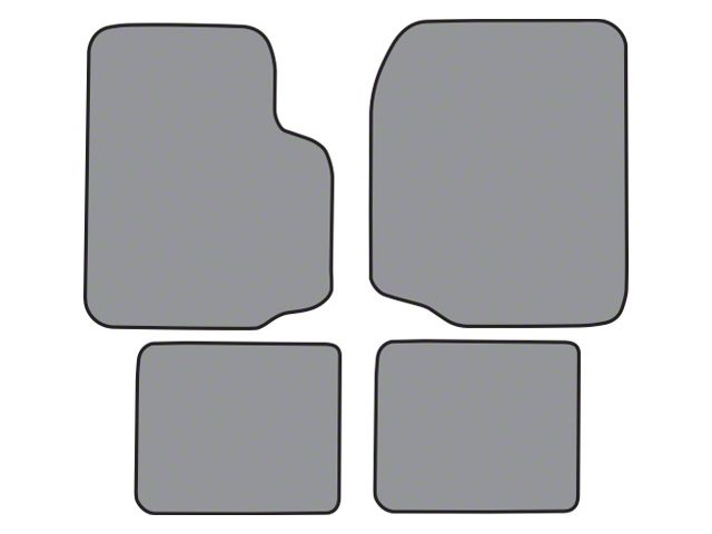 ACC Complete Cutpile Die Cut Carpet Front and Rear Floor Mats (87-95 Jeep Wrangler YJ)