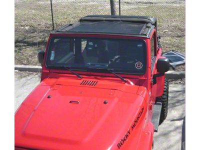 Dirty Dog 4x4 Front Seat Sun Screen (03-06 Jeep Wrangler TJ)
