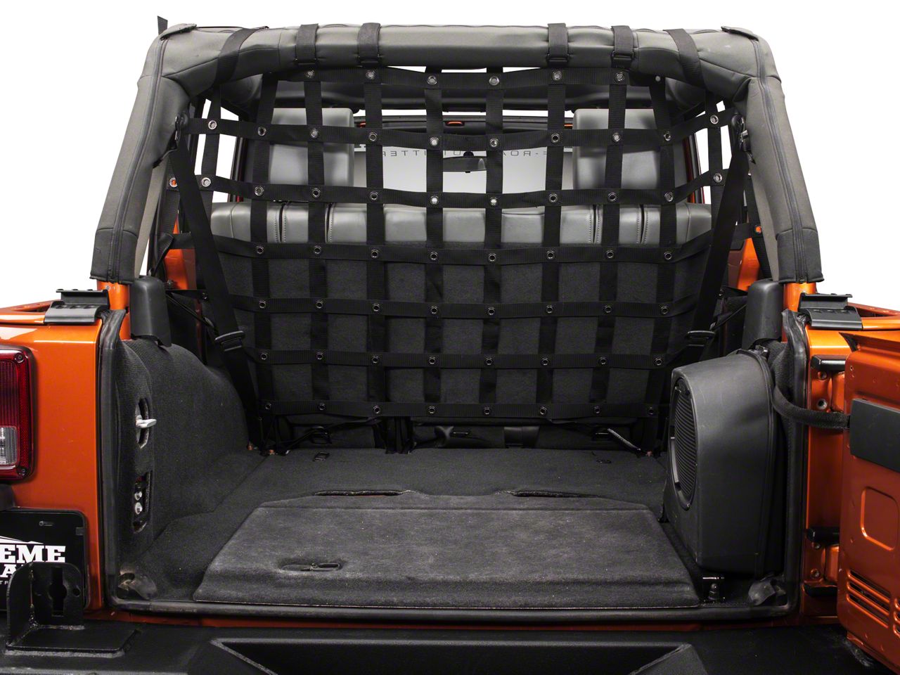 jeep cargo net pet barrier