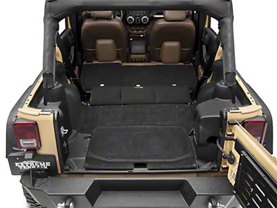 Dirty Dog 4x4 Jeep Wrangler Trench Cover; Black J4TR07R1BK (07-18 Jeep  Wrangler JK 4-Door) - Free Shipping