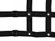 Dirty Dog 4x4 Front Seat Netting; Black (97-06 Jeep Wrangler TJ)