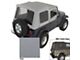 Rugged Ridge XHD Replacement Soft Top with Tinted Windows and Door Skins; Charcoal (88-95 Jeep Wrangler YJ)