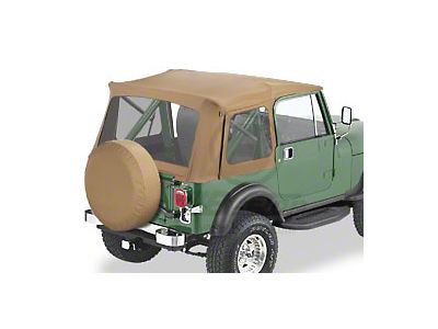 Bestop Jeep Wrangler Supertop Classic Replacement Soft Top Black
