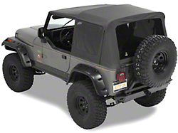wrangler jeep bestop yj supertop soft tinted windows denim replacement classic nx vinyl